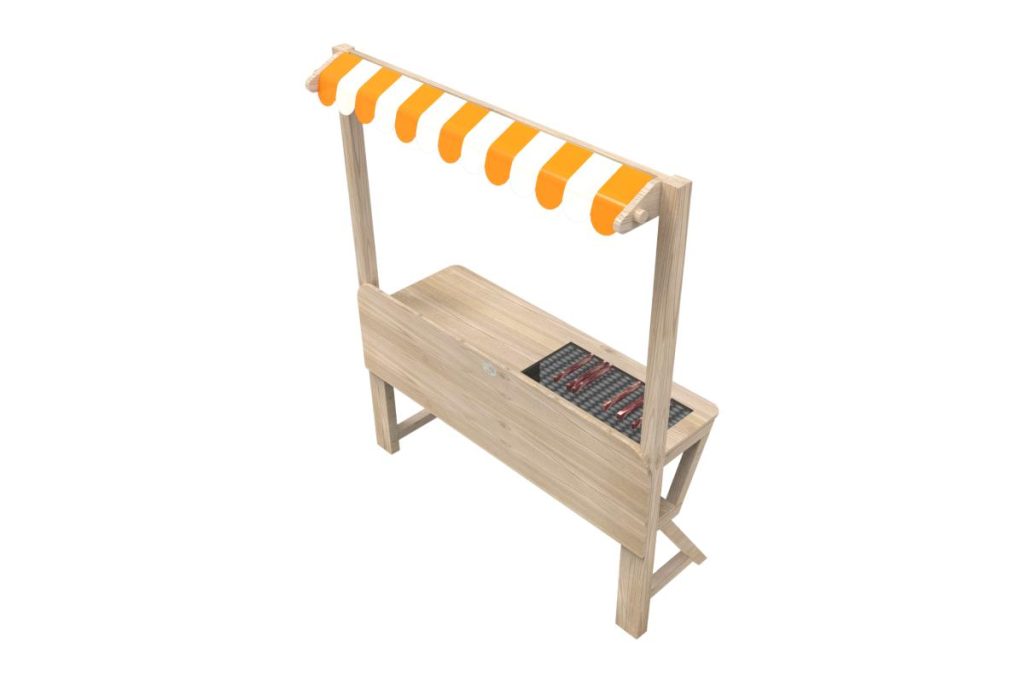 Outdoor Pretend BBQ Grill for Kids