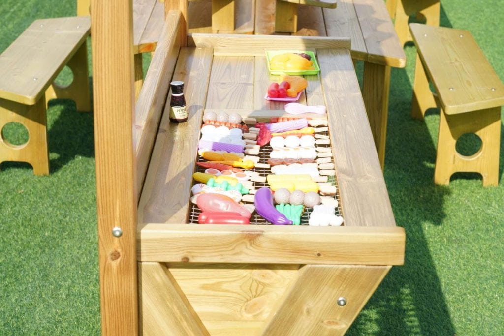 Outdoor Pretend BBQ Grill for Kids