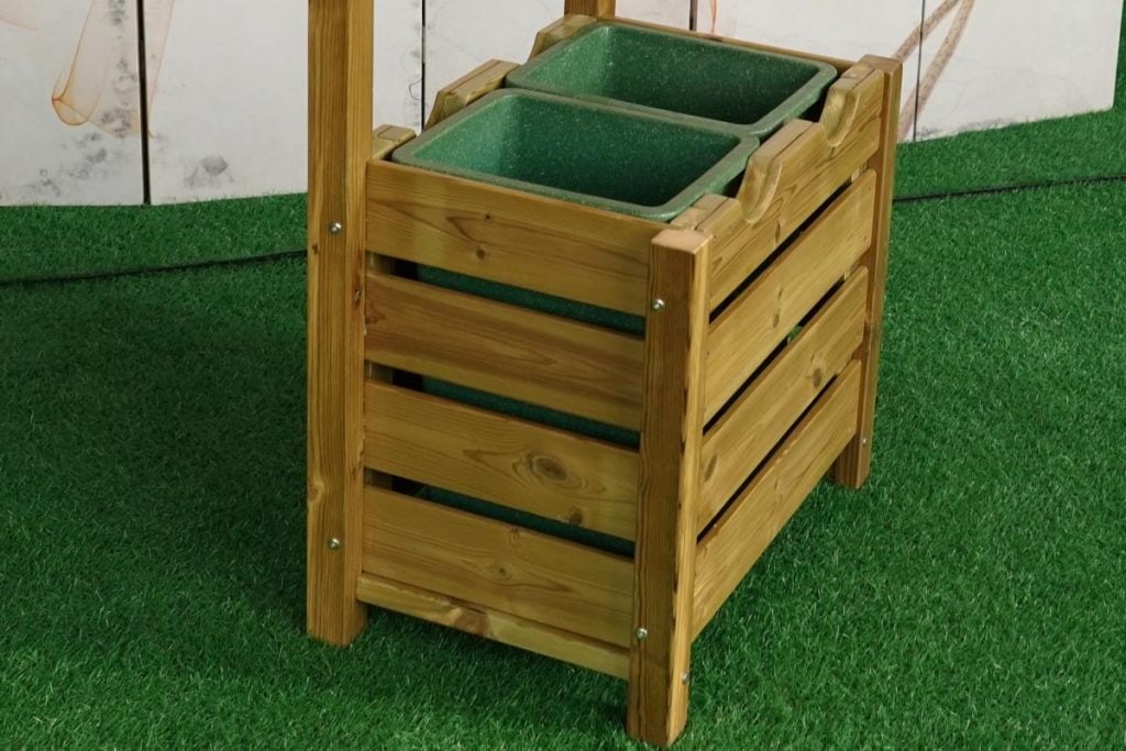 Outdoor Recycling Station for Kids