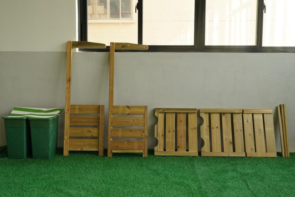 Outdoor Recycling Station for Kids