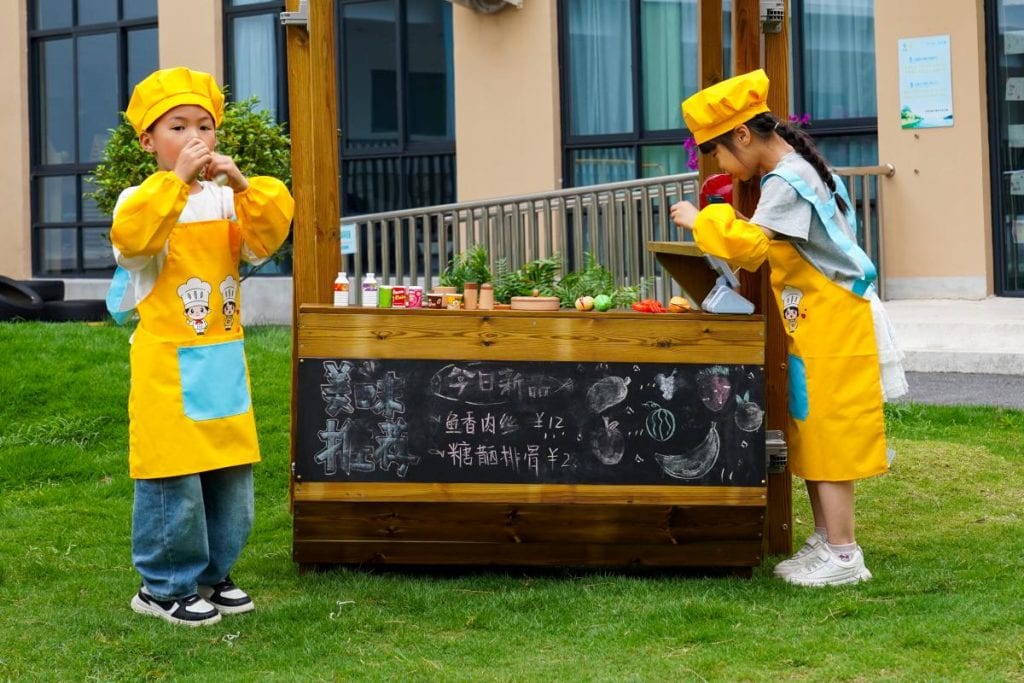 9-Piece Preschool Pretend Play Restaurant Set
