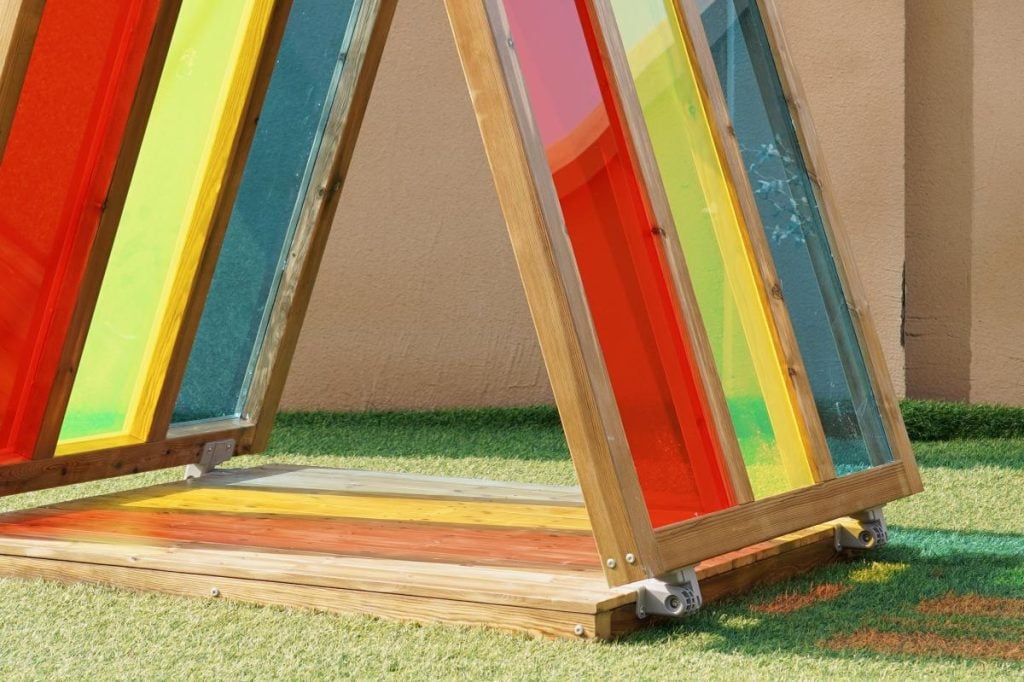Rainbow Outdoor Art & Mark-Making House