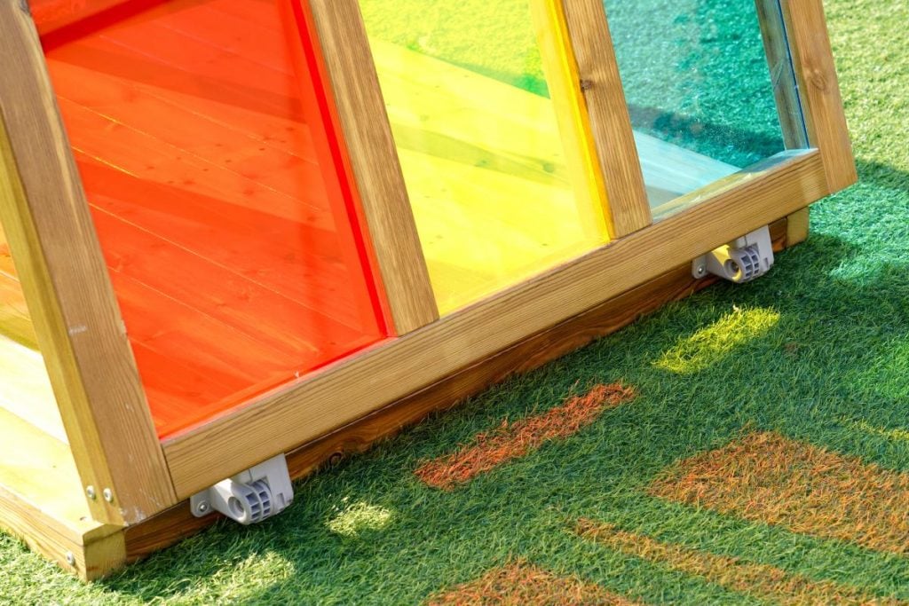 Rainbow Outdoor Art & Mark-Making House