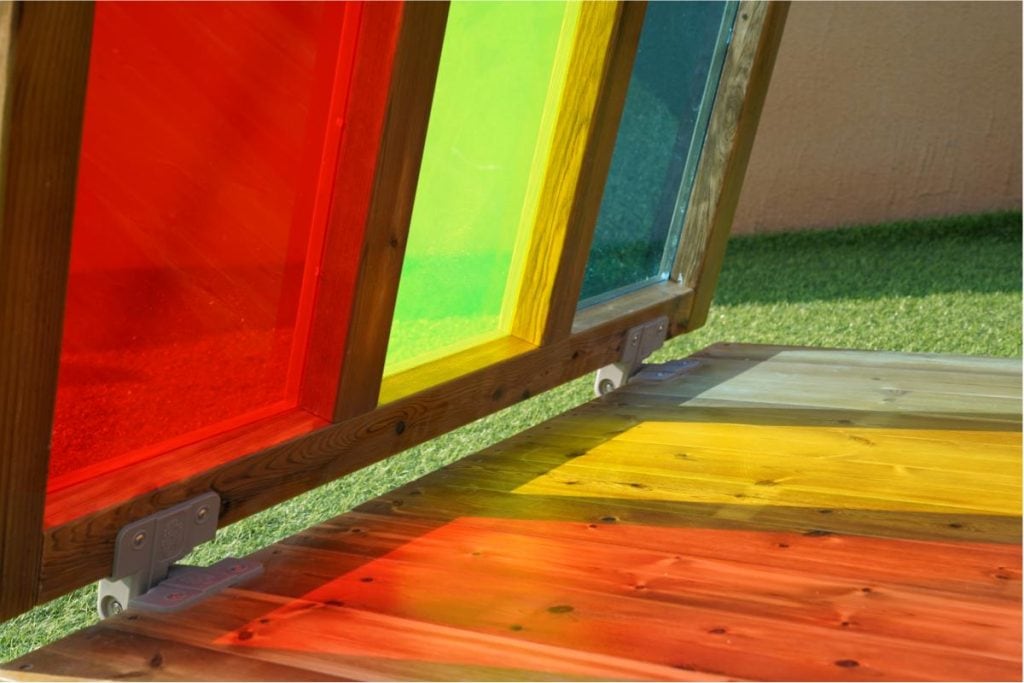 Rainbow Outdoor Art & Mark-Making House