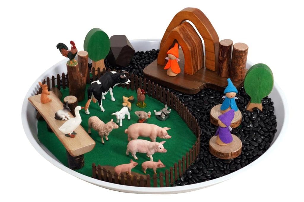 Small World Play Set-Farm Animal