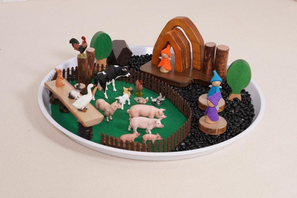 Small World Play Set-Farm Animal
