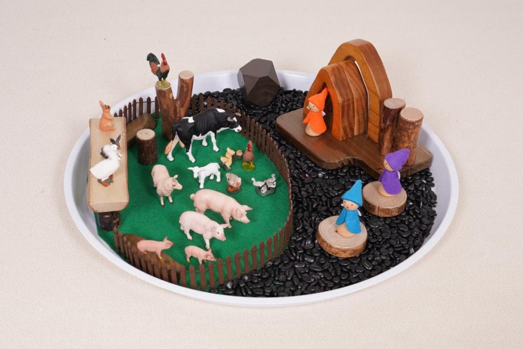 Small World Play Set-Farm Animal