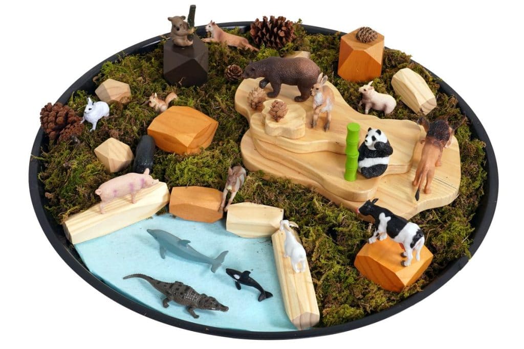 Small World Play Set-Grassland Wildlife