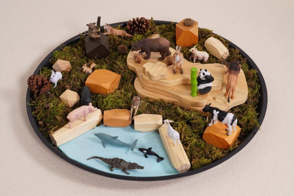 Small World Play Set-Grassland Wildlife