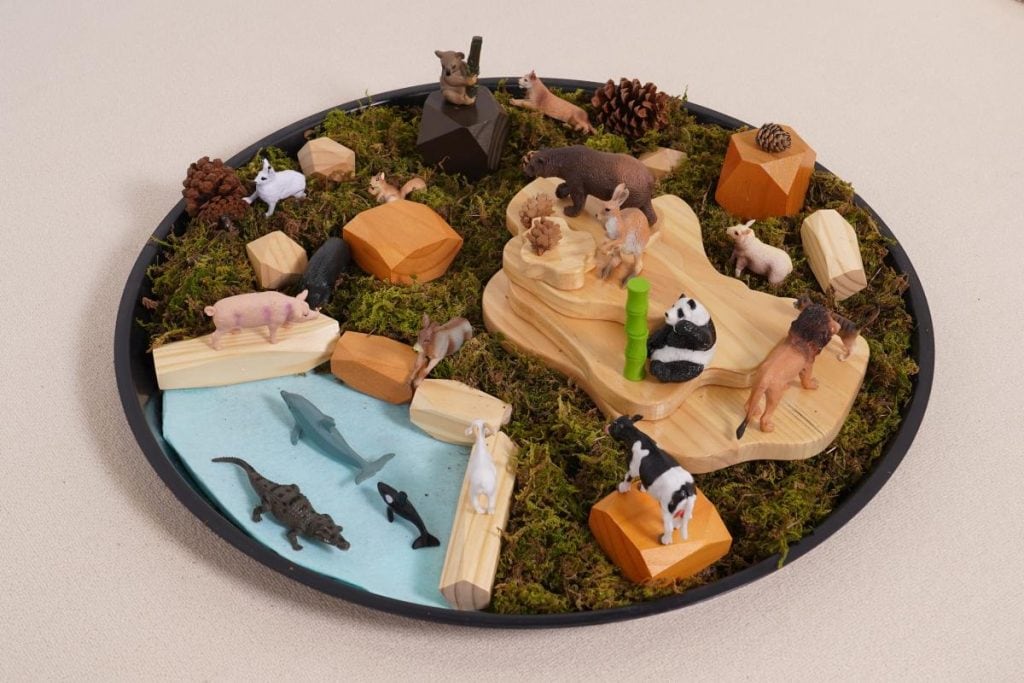 Small World Play Set-Grassland Wildlife