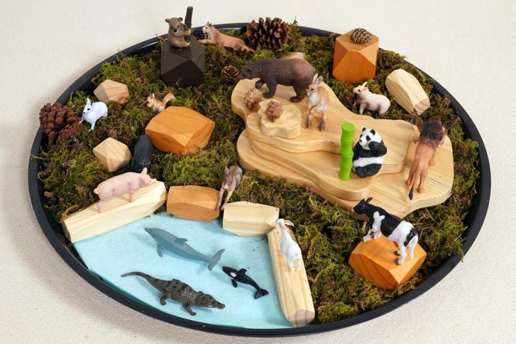 Small World Play Set-Grassland Wildlife