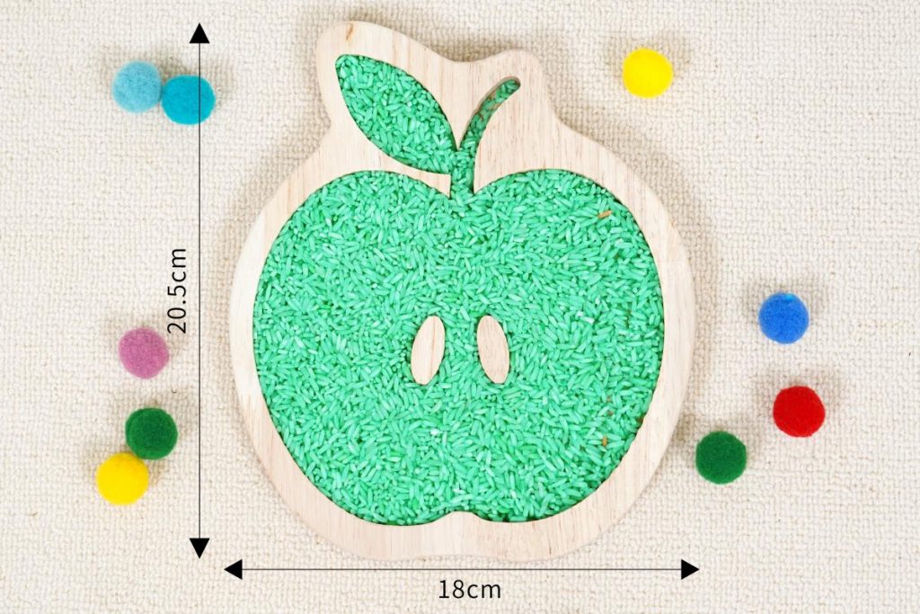 Small World Sensory Play Tray-Apple