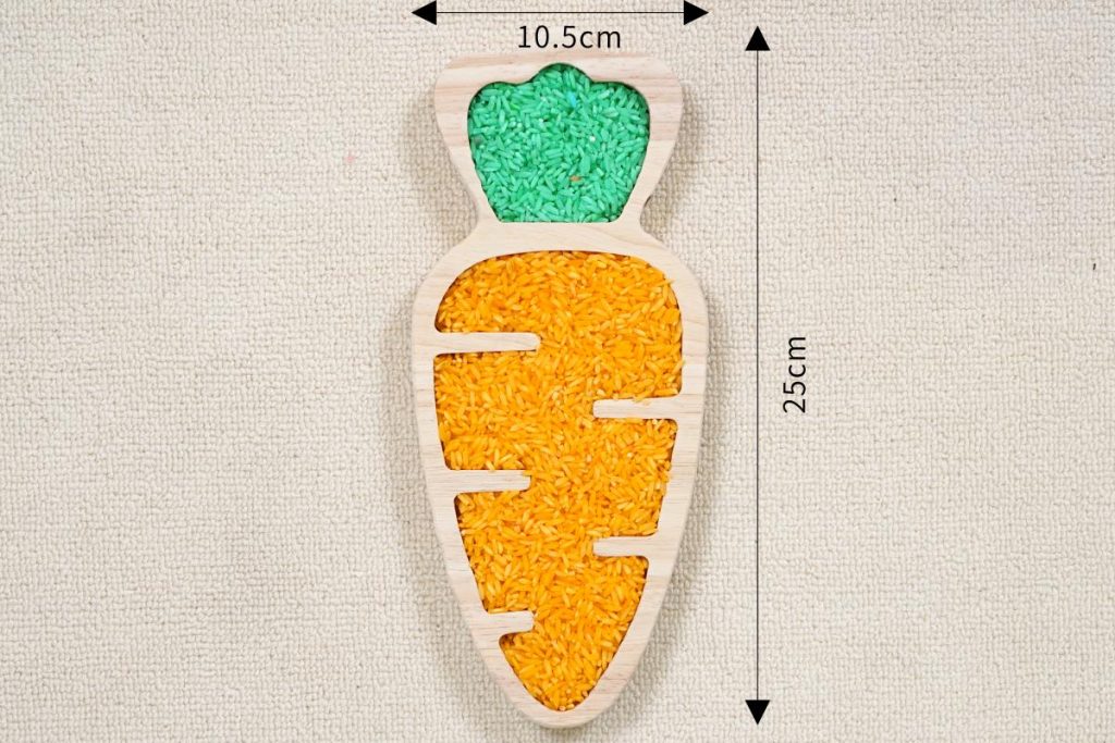 Small World Sensory Play Tray-Carrot