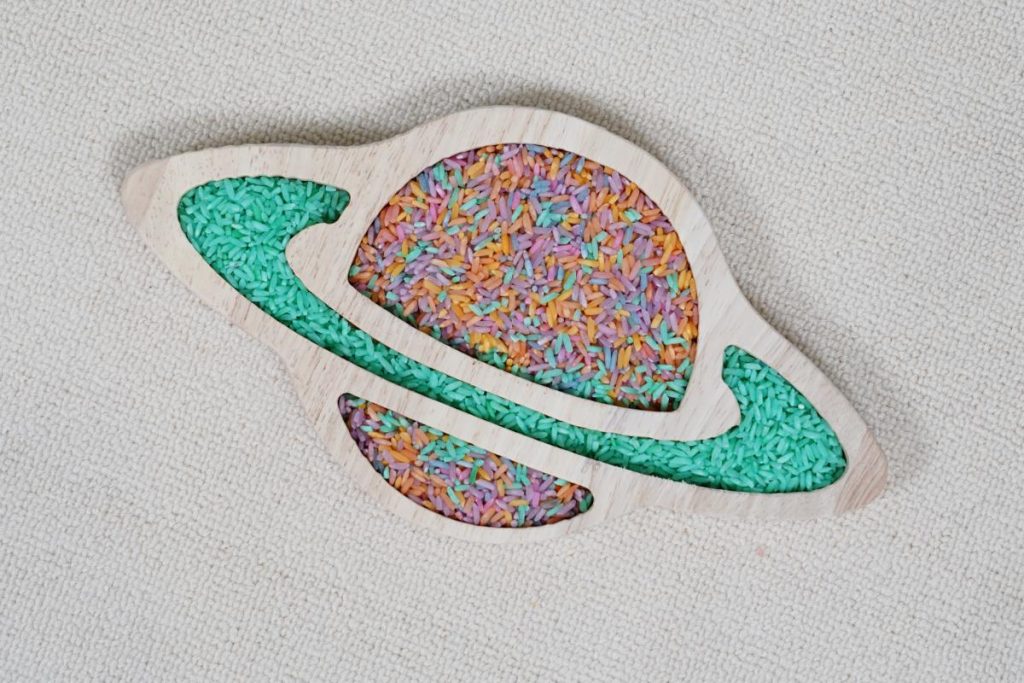 Small World Sensory Play Tray-Saturn