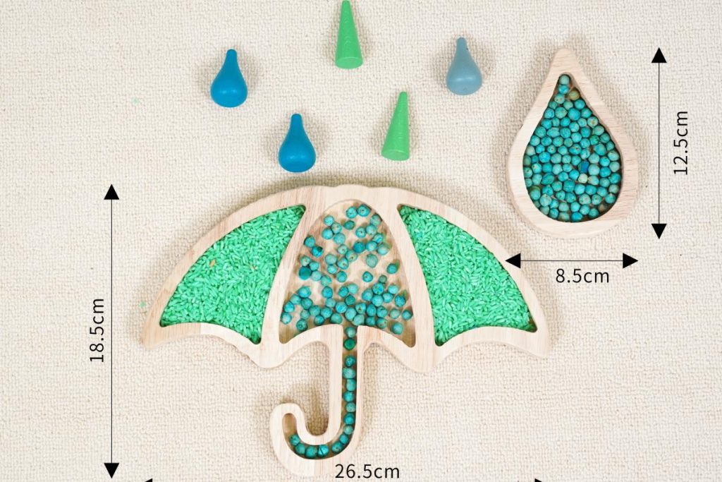 Small World Sensory Play Tray – Umbrella