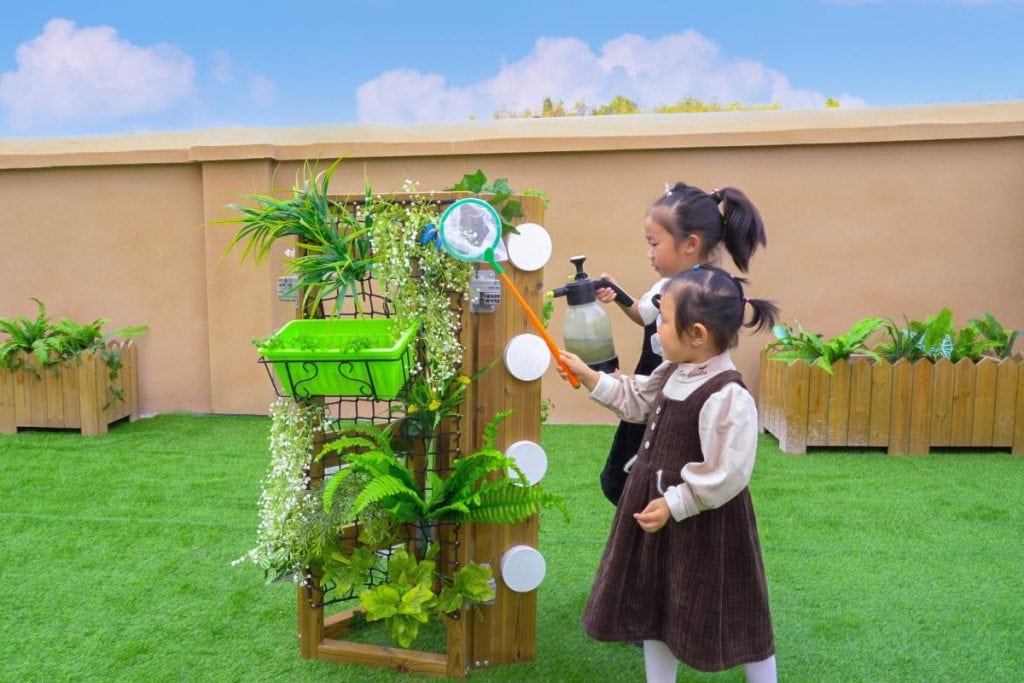 Three-Sided Vertical Garden Planter for Kids