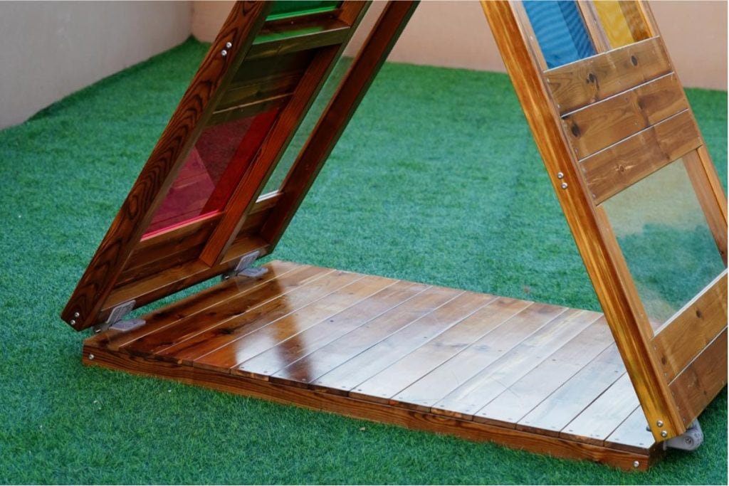 Wooden Outdoor Play Tent for Kids