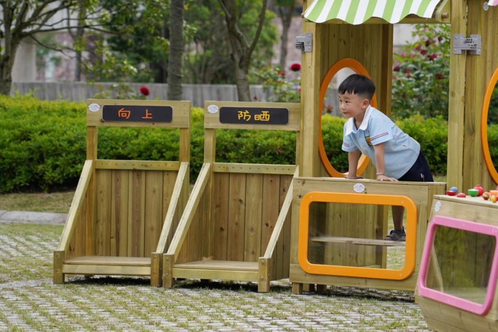 Wooden Parcel Sorting Shelf
