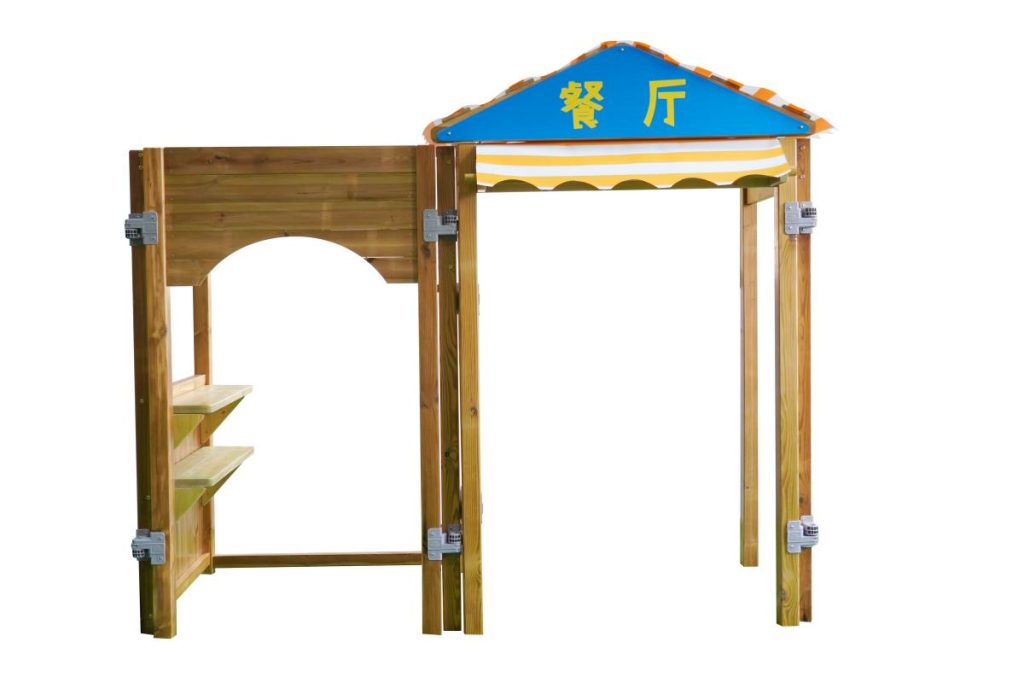 Wooden Pretend Play Restaurant Stand