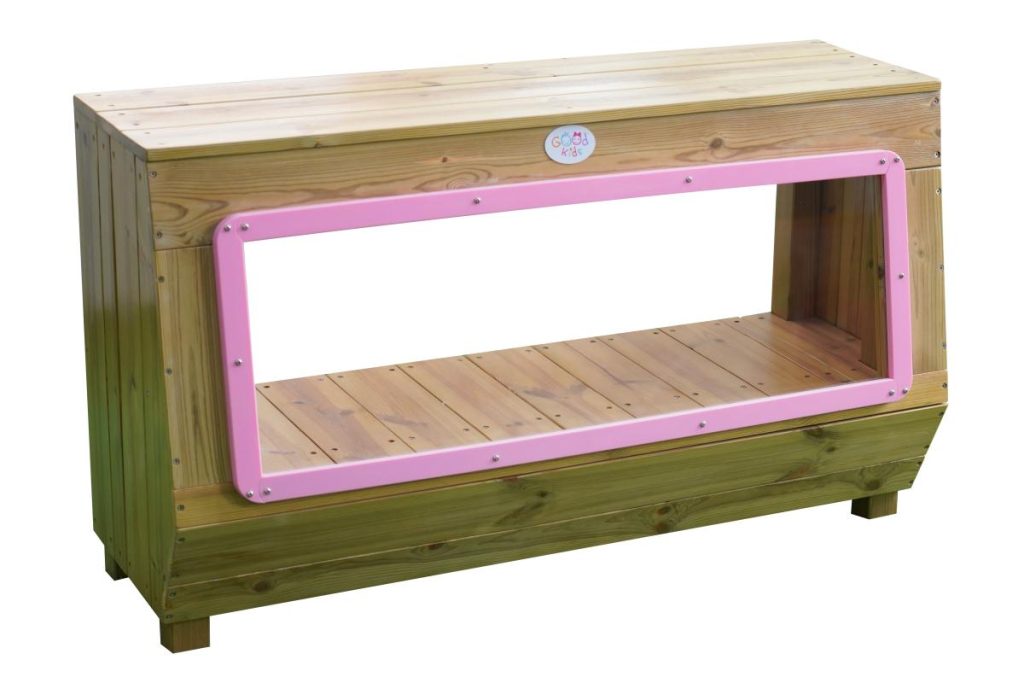 Wooden Pretend Shop Display Cabinet