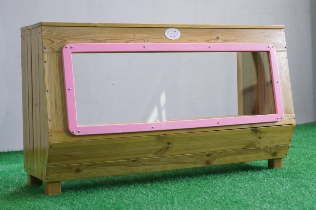 Wooden Pretend Shop Display Cabinet