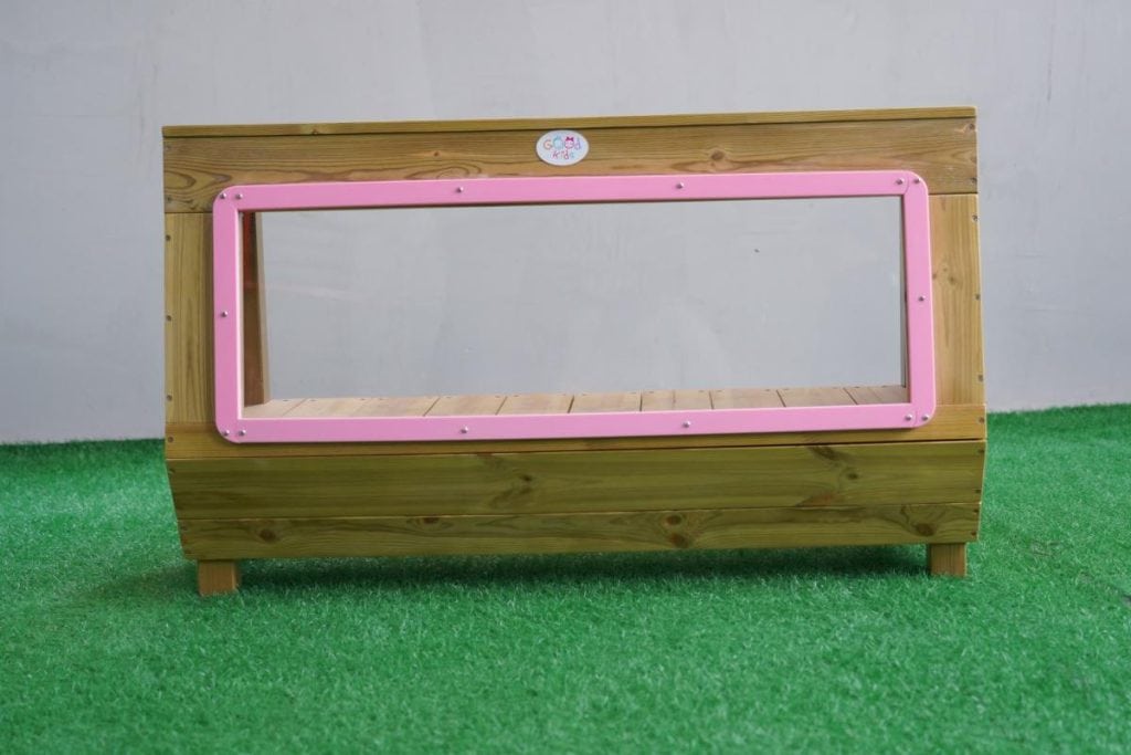 Wooden Pretend Shop Display Cabinet