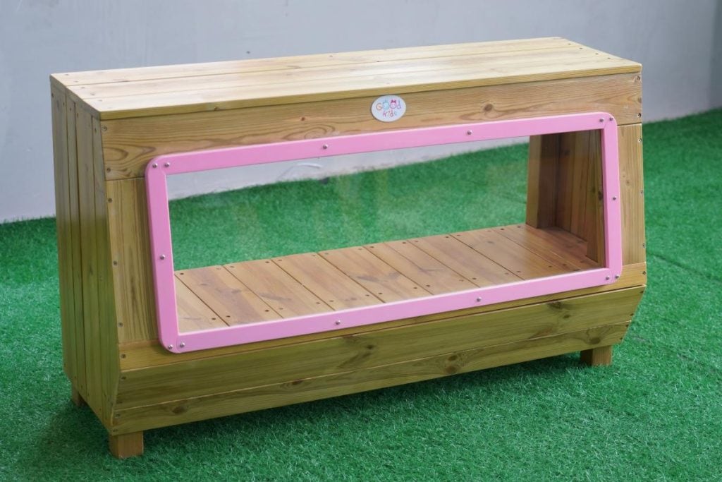 Wooden Pretend Shop Display Cabinet