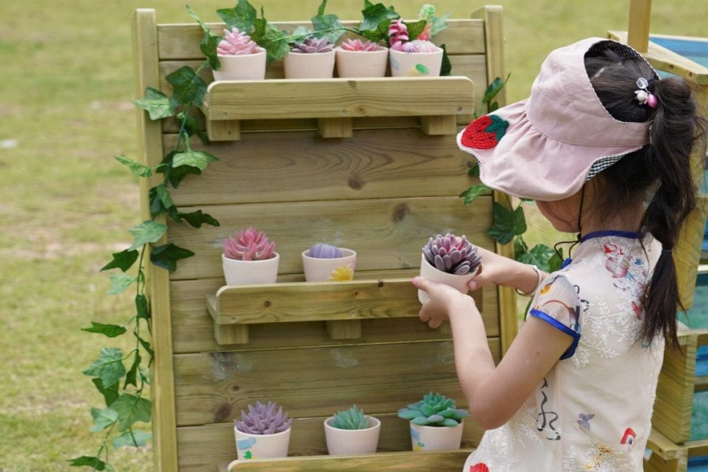 Wooden Vertical Garden Planter for Kids